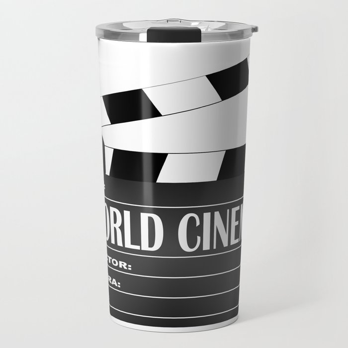World Cinema Movie Clapperboard Travel Mug