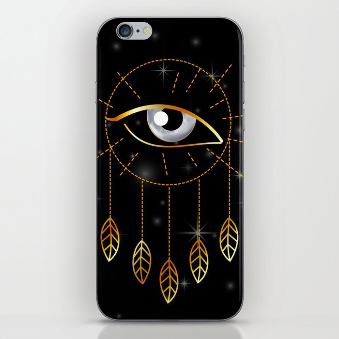 Evil eye dreamcatcher protection talisman iPhone Skin