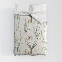 Vintage Botanical Art Pattern Comforter