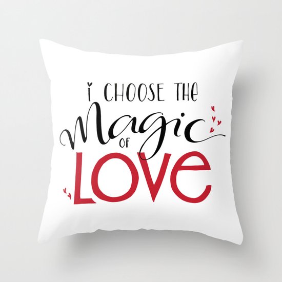 Magic of Love Throw Pillow