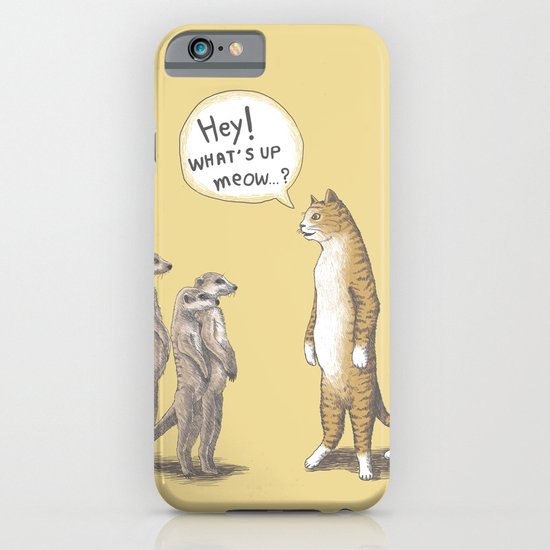 Cat & Meerkats iPhone & iPod Case
