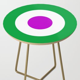 Green and Purple Mod - Retro Target Side Table
