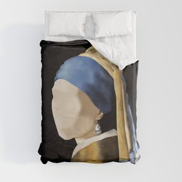 Vermeer Girl  Duvet Cover