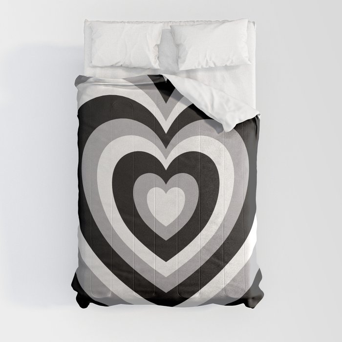 Society6 ケース Black Based White Heart Sketchy Heart