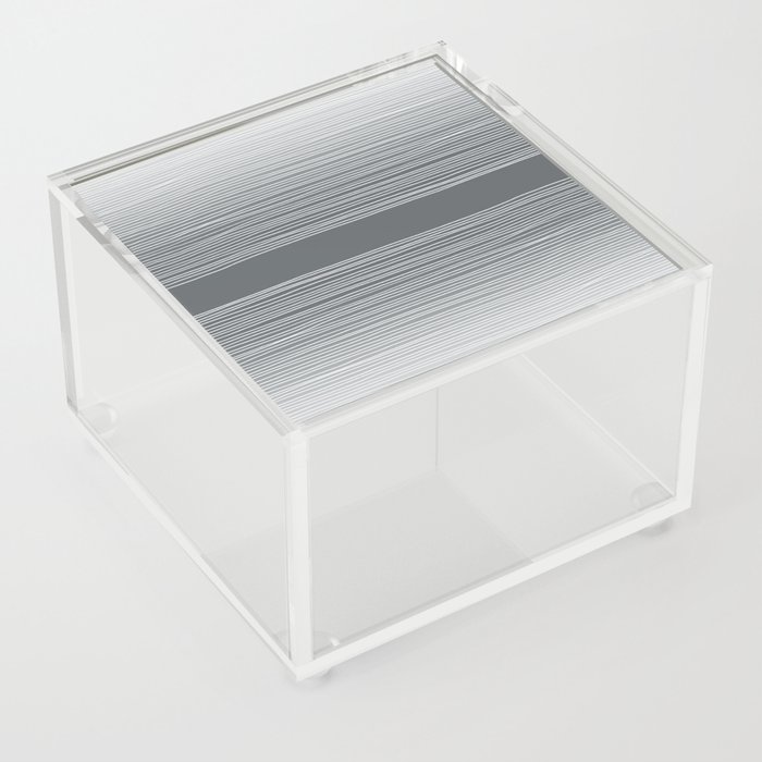 SAMMAL design - thin foggy lines Acrylic Box