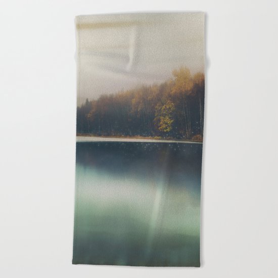 Autumn Dusk Beach Towel