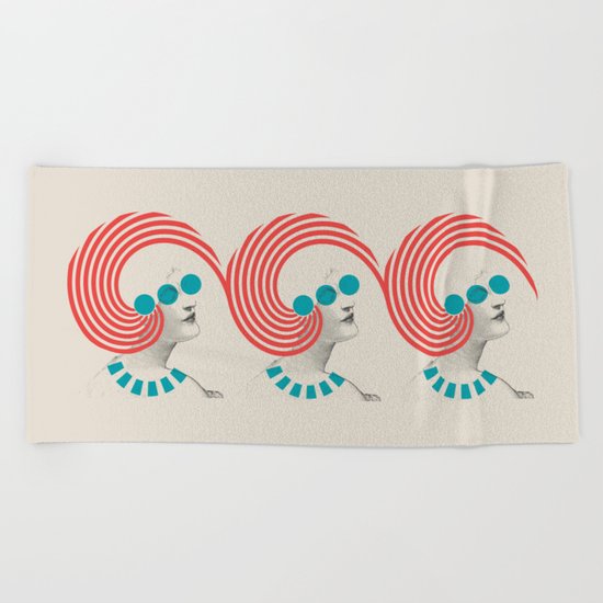 Dedicated Follower of Fashion Beach Towel