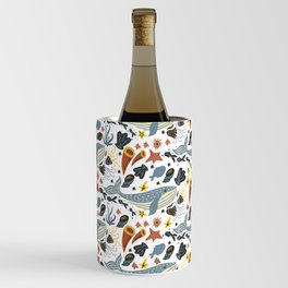 Sea Pattern #1 Wine Chiller