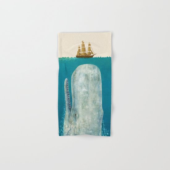 The Whale - colour option Hand & Bath Towel