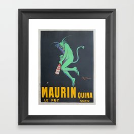 Vintage poster - Maurin Quina Framed Art Print