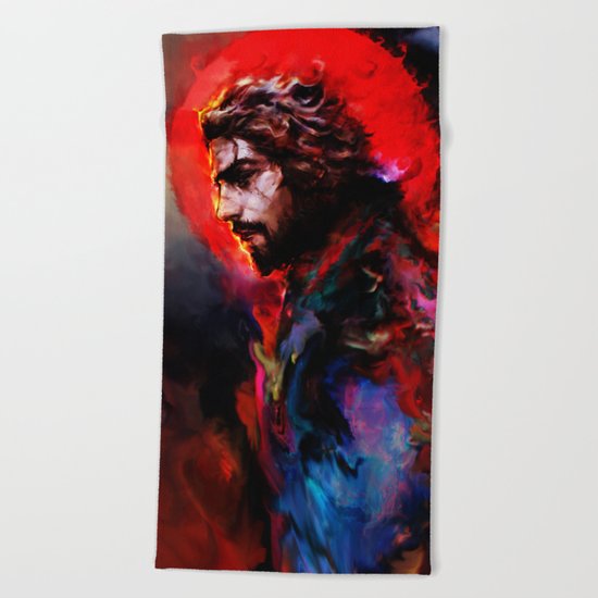 samurai Beach Towel