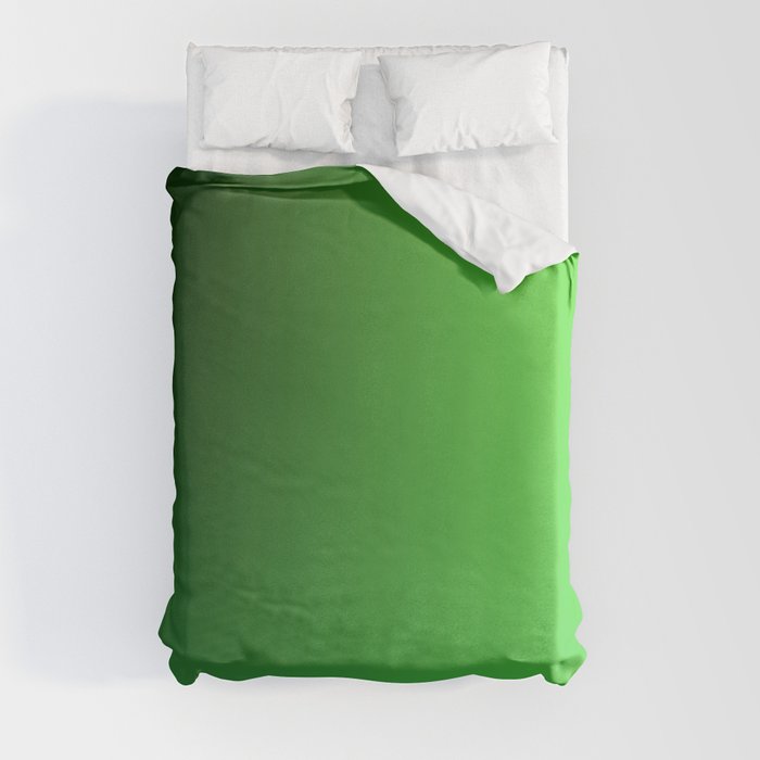 53  Green Gradient Background 220713 Minimalist Art Valourine Digital Design Duvet Cover