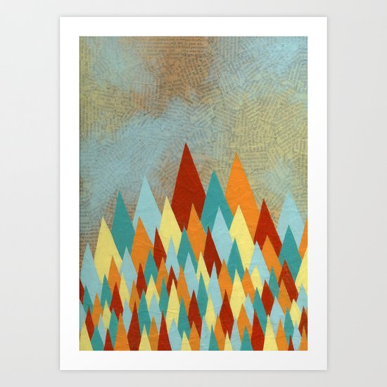 Triangle Rising Art Print