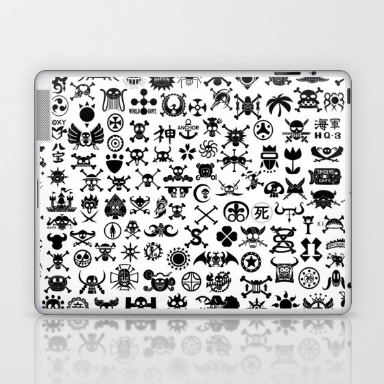 One Piece Jolly Roger Laptop & iPad Skin