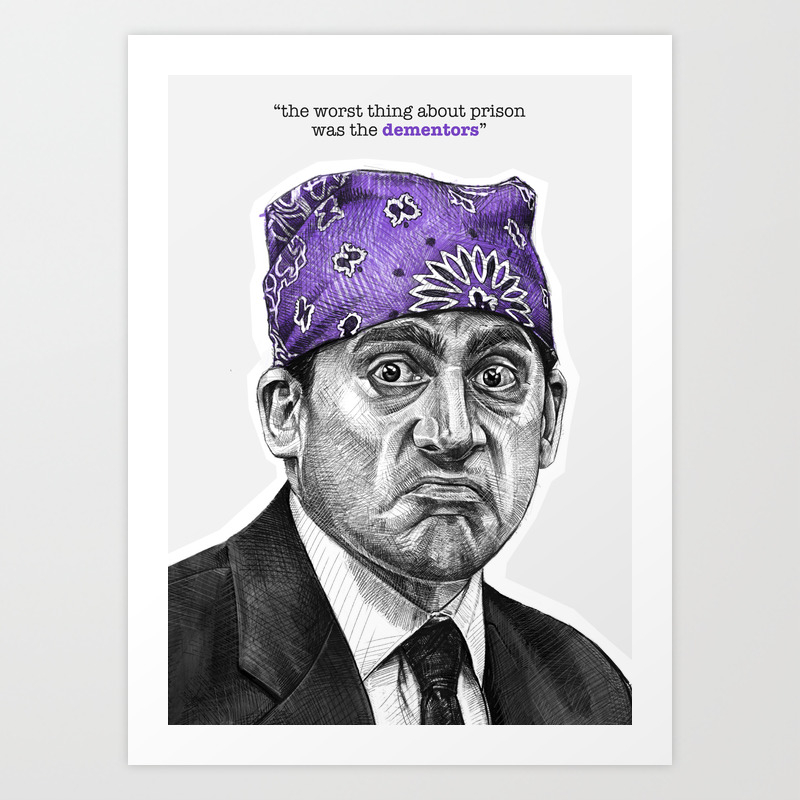 Prison Mike Tv Inspired Art Art Print By Benjohnsonn Society6