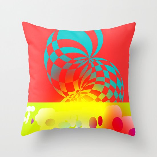 Twisted Invert Throw Pillow