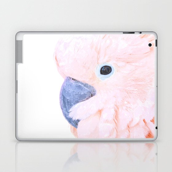 Pink Cockatoo Portrait Laptop & iPad Skin