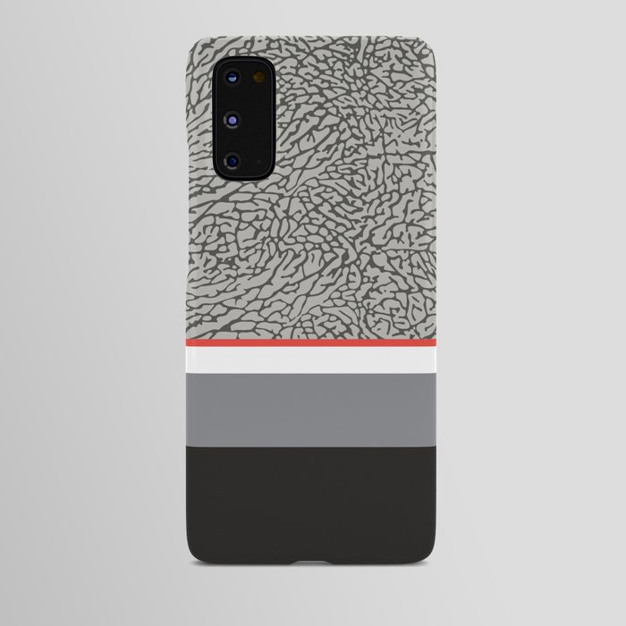 BLACK CEMENT Android Case