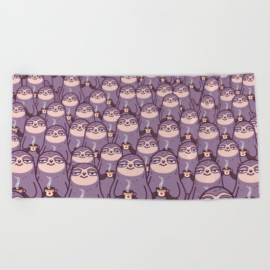 Sloths -tastic! Beach Towel