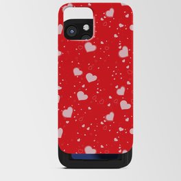 Valentine’s Hearts - Red iPhone Card Case