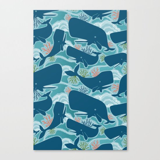 Aquatic Life Canvas Print