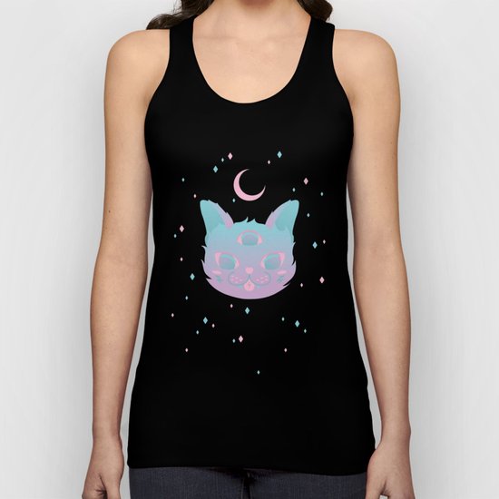 Pastel Cat Unisex Tank Top