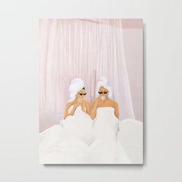 Morning with a friend Metal Print