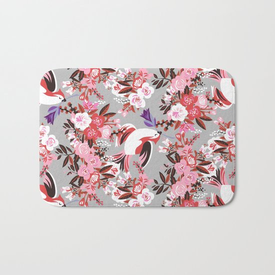 november bird Bath Mat