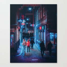 Amsterdam Nightlife Canvas Print