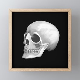 Ominous Skull Framed Mini Art Print