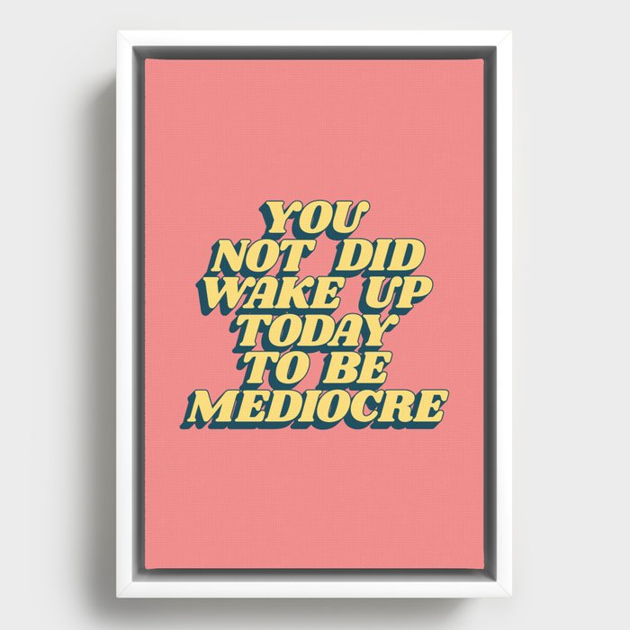 Framed Canvas