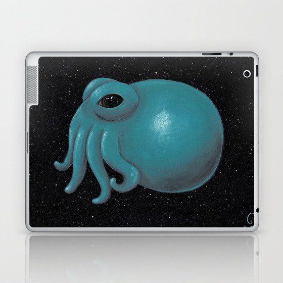 The one who looks - Octopus nro 3 Laptop & iPad Skin