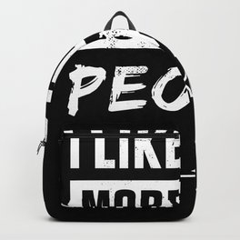 I like Cars more than People Funny Gift Backpack