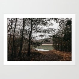 Connecterra | Blue Lake | Hoge Kempen National Park Art Print