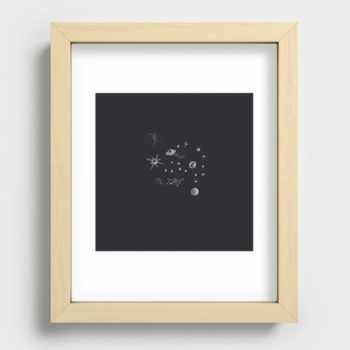 Universe. Recessed Framed Print