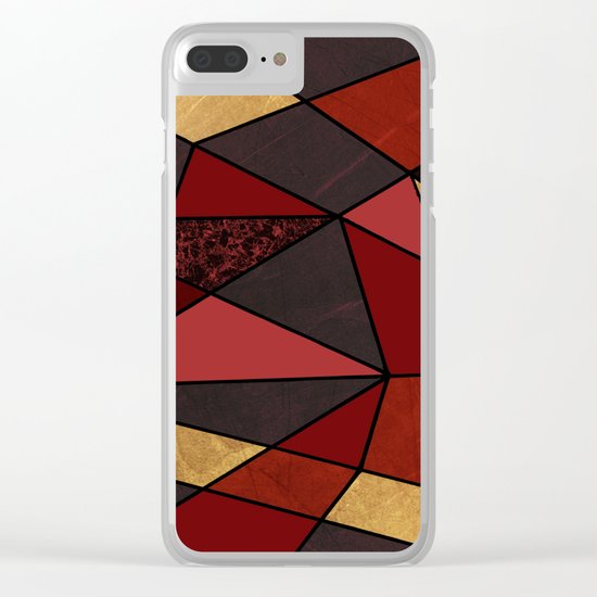 Abstract #467 Clear iPhone Case
