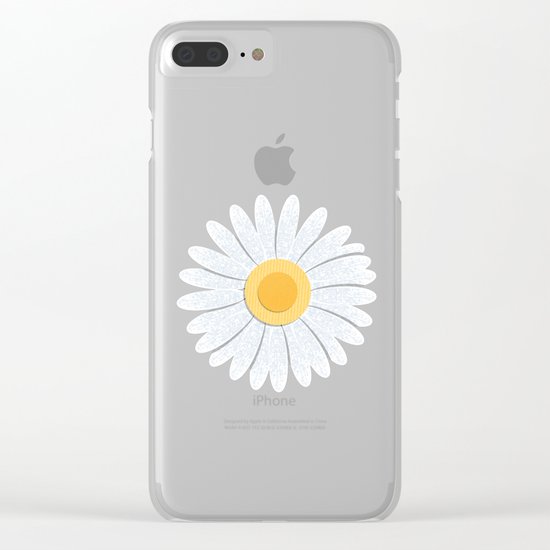 Spring Daisies Clear iPhone Case