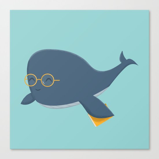 Ms. Whale Canvas Print