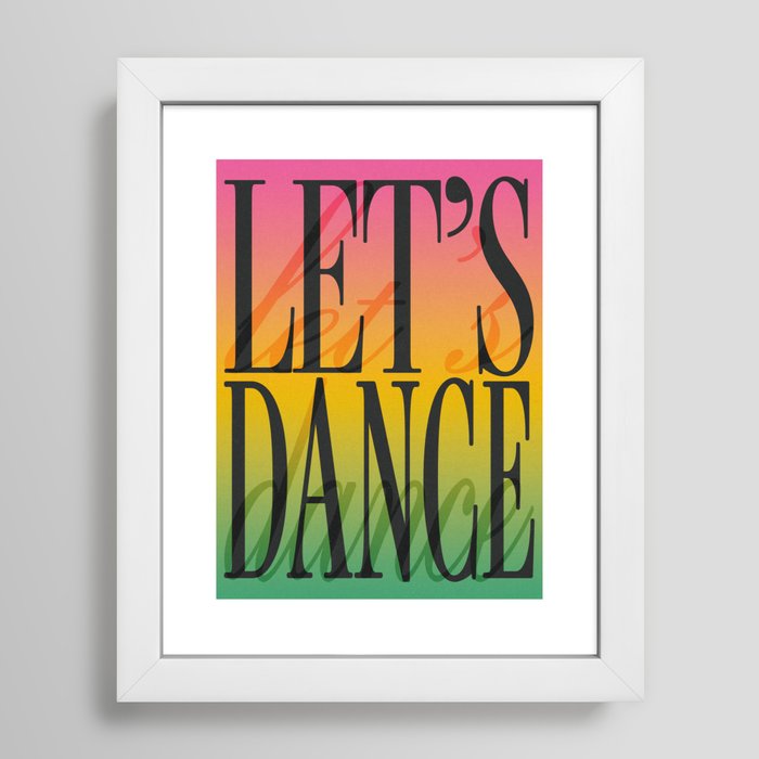 Let's Dance Framed Art Print