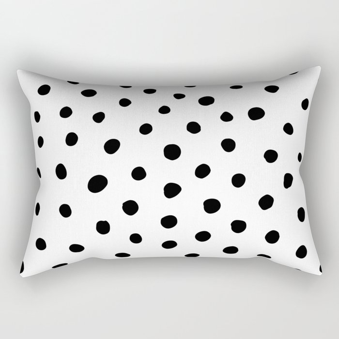 Painted Dots Rectangular Pillow
