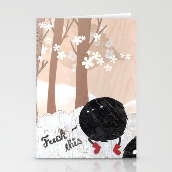Mr. Furry Pants Stationery Cards