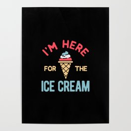 Funny Ice Cream Quotes Poster