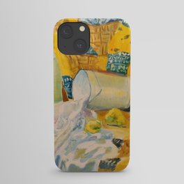 Milk oil painting iPhone Case