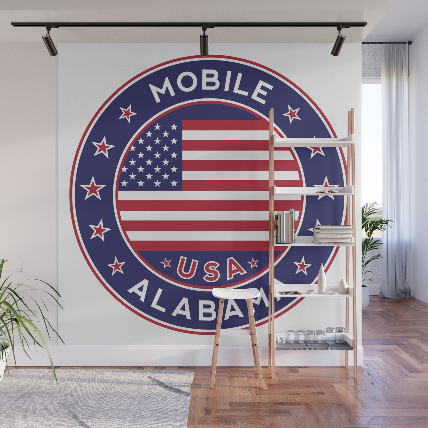 Mobile Alabama Wall Mural By Alma Design Society6 Mobile Alabama Wall Mural By Alma, American Flooring Mobile Alabama