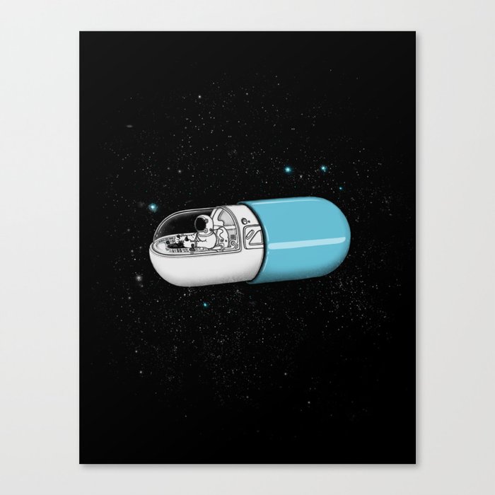 Space Capsule Canvas Print