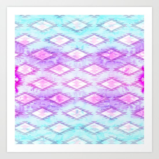 Watercolor Navaho Art Print