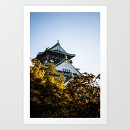 Osaka Castle Art Print