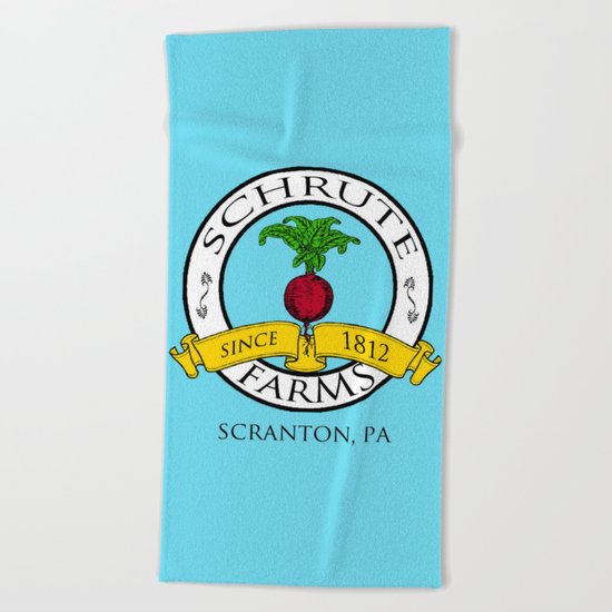 Schrute Farms | The Office - Dwight Schrute Beach Towel