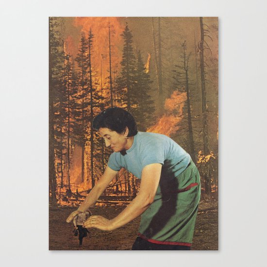 Smokey the Housewife Canvas Print