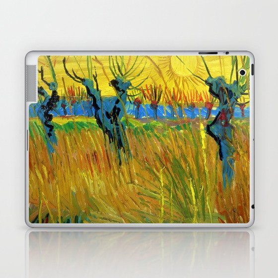 Vincent van Gogh "Pollard Willows With Setting Sun" Laptop & iPad Skin